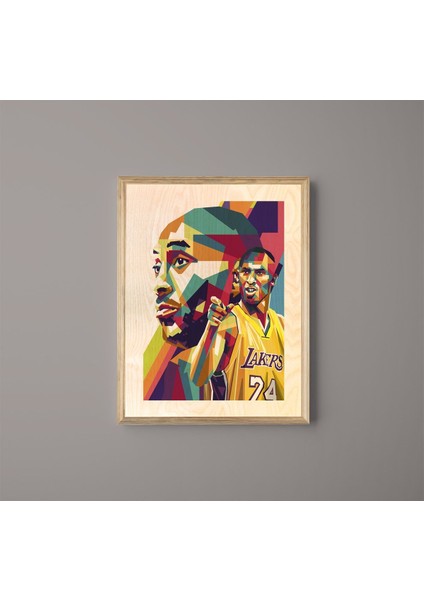 Kobe Bryant 2 Ahşap Tablo fiyatları