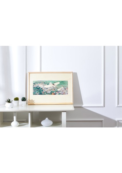 Fly To Paris Ahşap Tablo modelleri