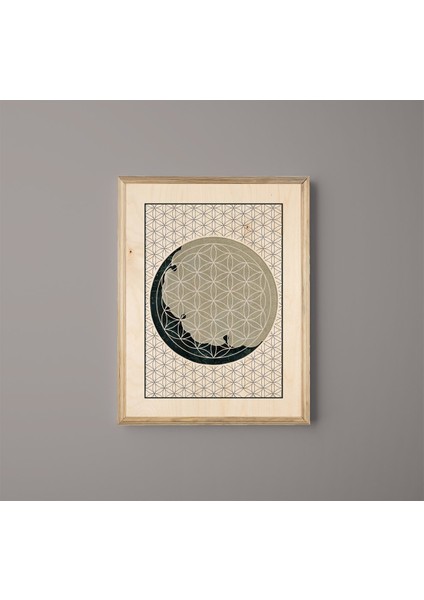 Yaşam Çiçeği Ahşap Tablo fiyatları