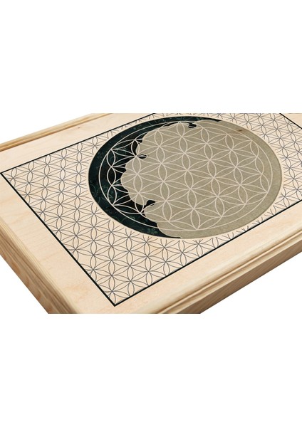 Yaşam Çiçeği Ahşap Tablo fırsatları