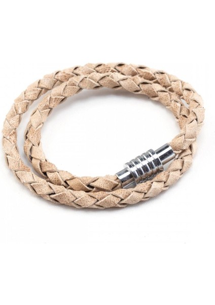 Örgü Deri Bileklik 06