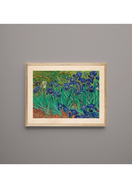 Van Gogh Irısıs Ahşap Tablo fiyatları
