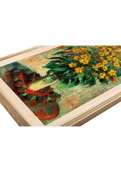 Monet Aycıceklerı Ahşap Tablo fiyatları