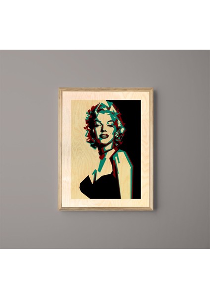 Marylın Monroe 5 Ahşap Tablo fiyatları