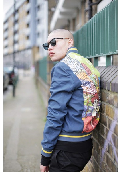 Erkek Ceket Newyork Baskılı fırsatları