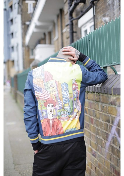 Erkek Ceket Newyork Baskılı indirimleri