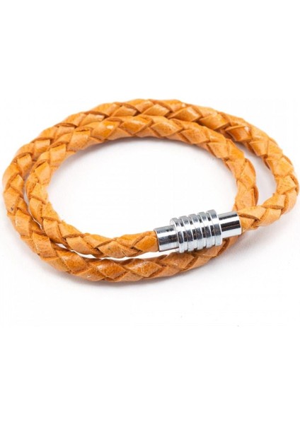 Örgü Deri Bileklik 09