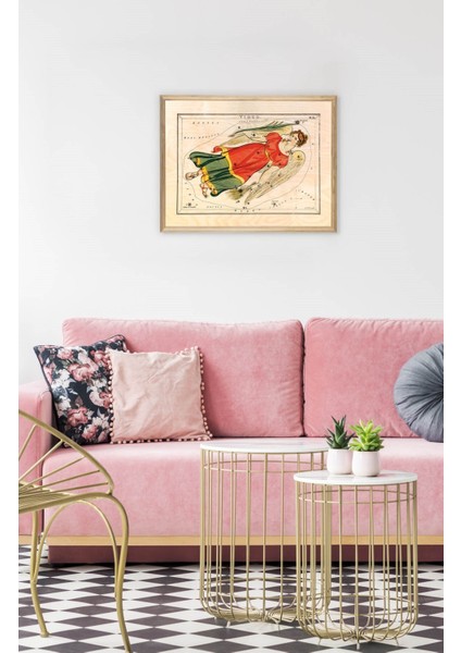 Başak Burcu Ahşap Tablo