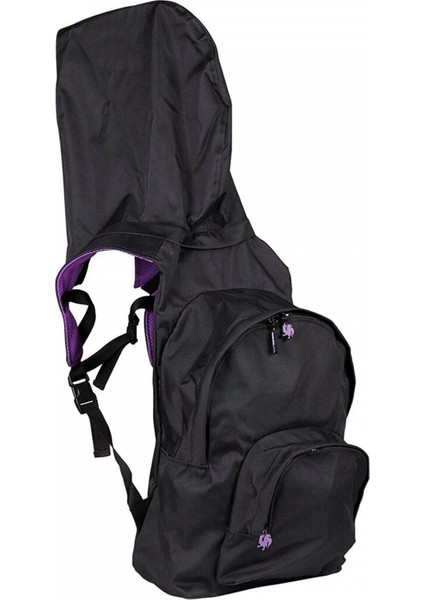 Kool Siyah/mor Kapüşonlu Sırt Çantası
