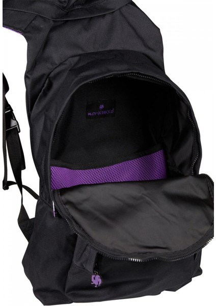 Kool Siyah/mor Kapüşonlu Sırt Çantası modelleri