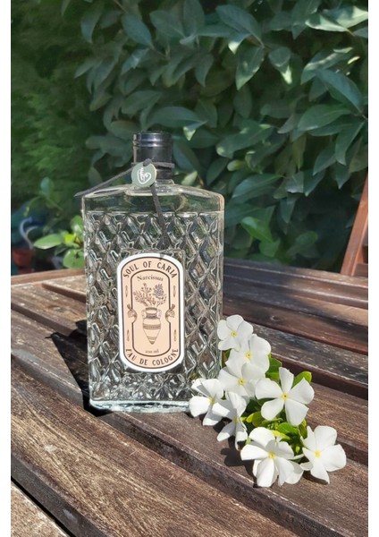 Nergis Kokulu Soul Of Caria Eau De Kolonya 200 Ml Özel Cam Şişe