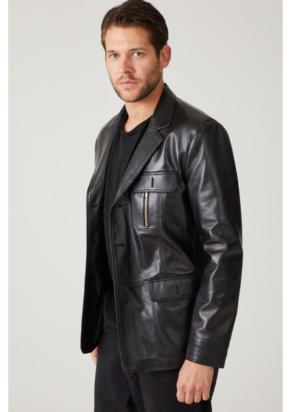 Logan Siyah Erkek Deri Kaban fiyatları