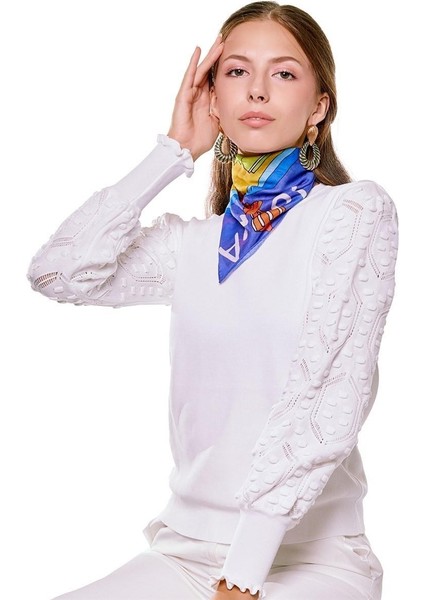 Barcelona Desenli Fular & Bandana modelleri