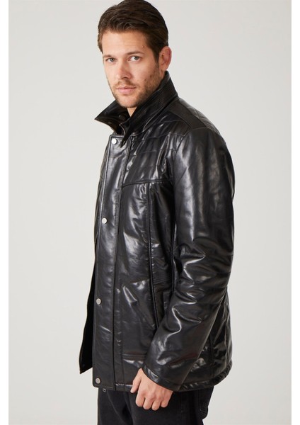 Samuel Siyah Erkek Deri Kaban fiyatları