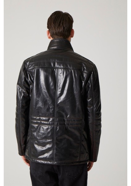 Samuel Siyah Erkek Deri Kaban fırsatları