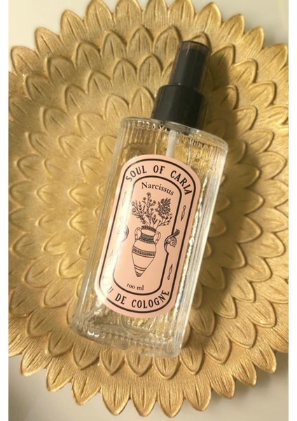 Nergis Kokulu Soul Of Caria Eau De Kolonya Fısfıslı 100 Ml Cam Şişe