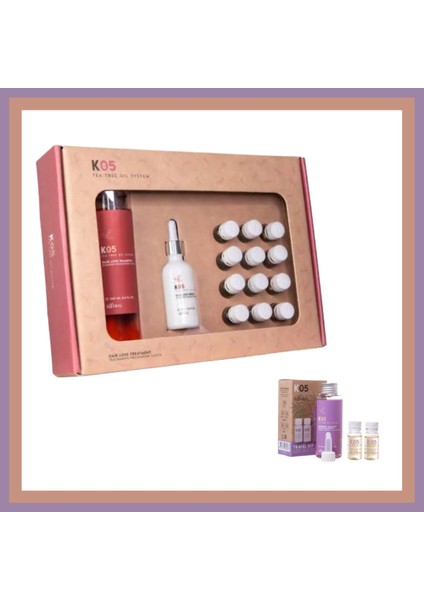 K05 Tea Tree Oil System Set 250 ml + Yağlı Saç Dandruff And Oily Scalp Kit