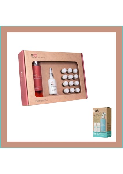 K05 Tea Tree Oil Saç Set 250 ml + Dandruff Dry Scalp Kit