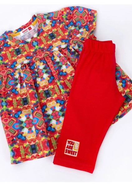 Kız Çocuk Fuşya Likralı Tayt Takım fiyatları