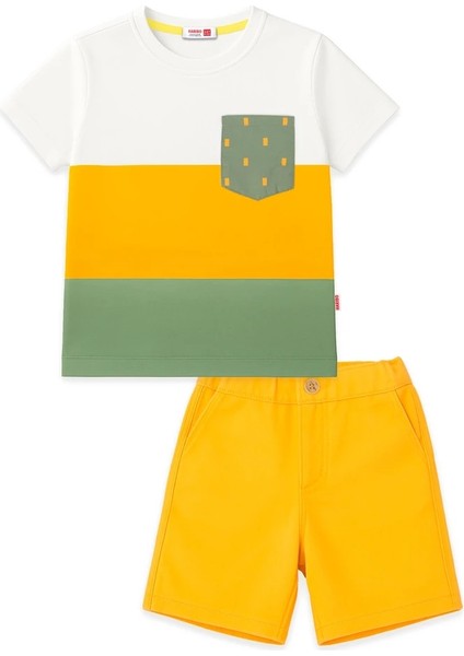 Erkek Çocuk Penye Üst Gabardin Alt Takım