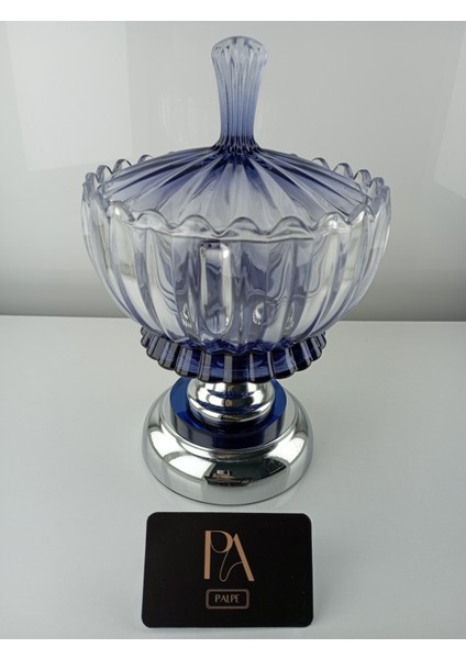 Kristal Gondol Şekerlik Sunumluk Söz Nişan Kız Isteme Çikolatalık Dekoratif Obje Biblo Süs Eşya