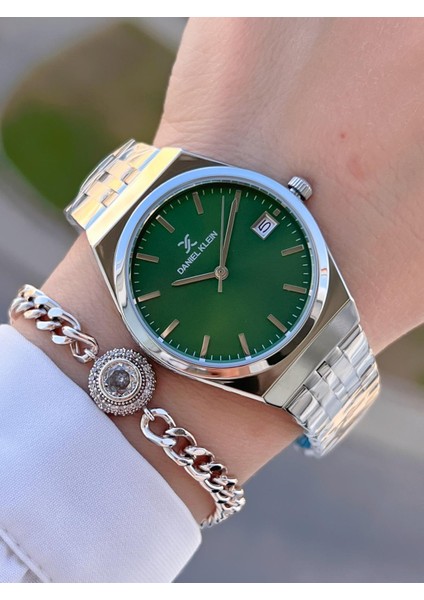 Çelik Kordon 30 mt Suya Dayanıklı Kadın Kol Saati+Bileklik BYN.14052.M3