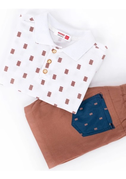 Erkek Çocuk Pike Polo Üst Gabardin Alt Takım modelleri