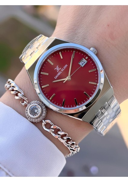 Çelik Kordon 30 mt Suya Dayanıklı Kadın Kol Saati+Bileklik BYN.14052.M4