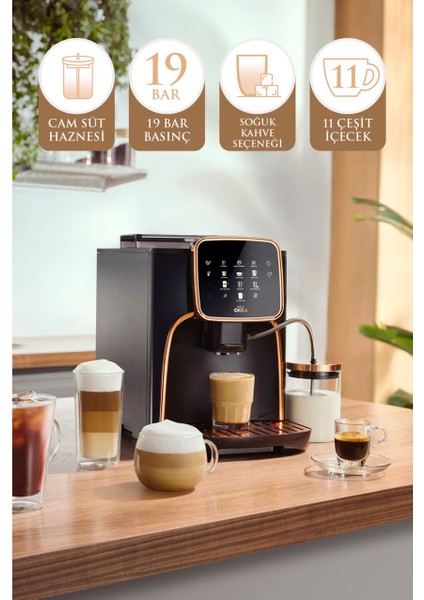 OK0028 Arzum Okka Espresso Pro M Tam Otomatik - Bakır fiyatları