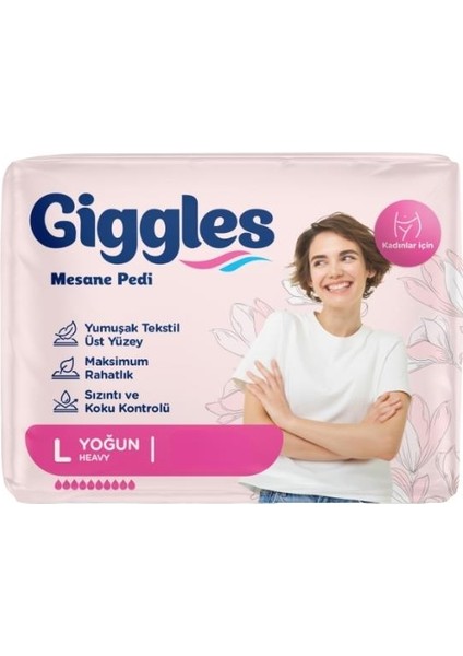 Kadın Mesane Pedi 10'lu Large
