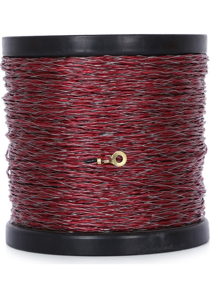 EC19 2x0.4mm 250M Bordo 0.22MM Halatlı Çelik Telli Elektrikli Çit Ipi