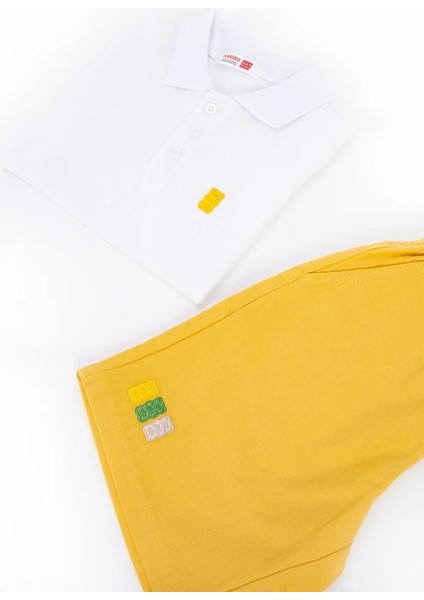 Erkek Çocuk Ikili Takım - Pike Polo Üst, Gabardin Alt modelleri