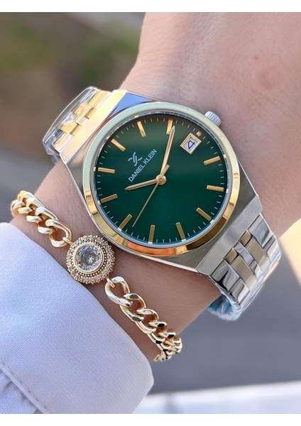 Çelik Kordon 30 mt Suya Dayanıklı Kadın Kol Saati+Bileklik BYN.14052.8