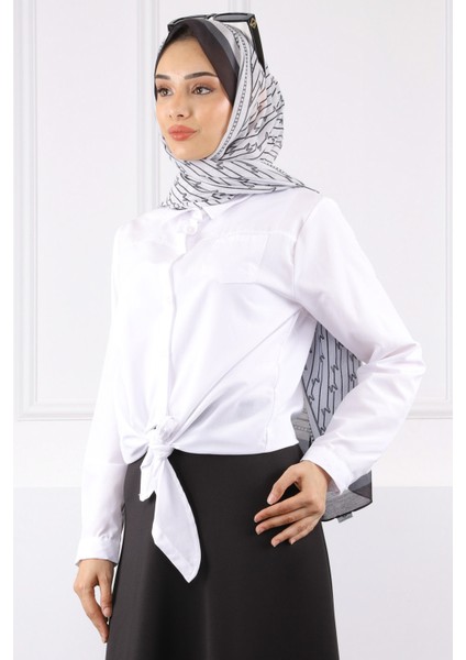 Ekru Tek Cepli Ön Bağlamalı Gömlek fiyatları