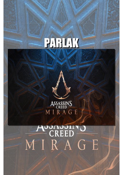 Assasins Creed Çerçevesiz Oyun Posteri - Duvar Kağıdı Yüksek Kaliteli Baskı