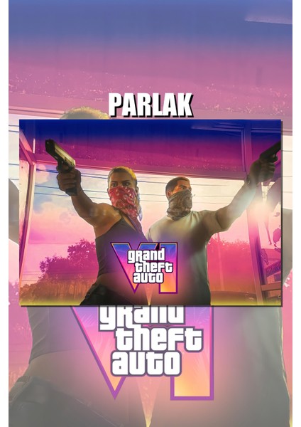 Grand Theft Auto, Gta Çerçevesiz Oyun Posteri - Duvar Kağıdı Yüksek Kaliteli Baskı
