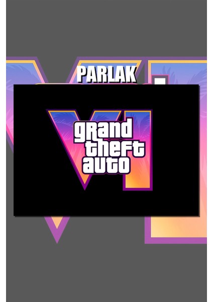 Grand Theft Auto, Gta Çerçevesiz Oyun Posteri - Duvar Kağıdı Yüksek Kaliteli Baskı