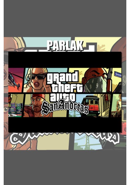 Grand Theft Auto, Gta Çerçevesiz Oyun Posteri - Duvar Kağıdı Yüksek Kaliteli Baskı