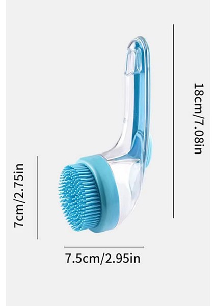 2'li Şampuan Hazneli Duş Saç Fırçası indirimleri