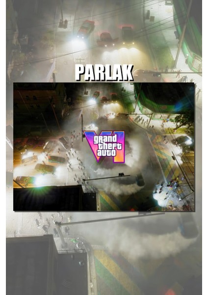 Grand Theft Auto, Gta Çerçevesiz Oyun Posteri - Duvar Kağıdı Yüksek Kaliteli Baskı