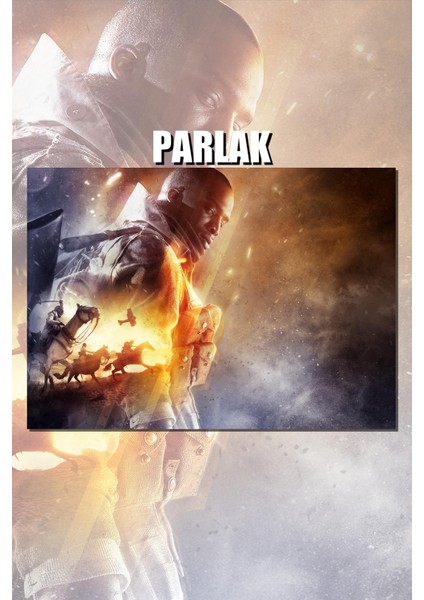 Battlefield Çerçevesiz Oyun Posteri - Duvar Kağıdı Yüksek Kaliteli Baskı