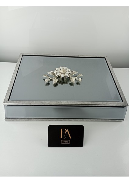 Aynalı Kutu Gondol Şekerlik Sunumluk Söz Nişan Kız Isteme Çikolatalık Dekoratif Obje Biblo Süs Eşya modelleri