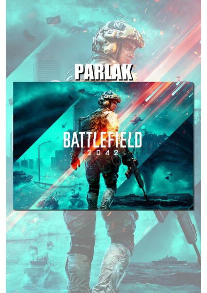 Battlefield Çerçevesiz Oyun Posteri - Duvar Kağıdı Yüksek Kaliteli Baskı