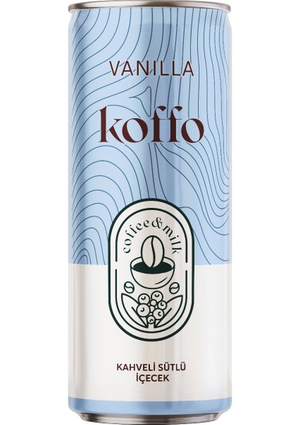 Soğuk Kahve Vanılya 250 ml 12 Adet