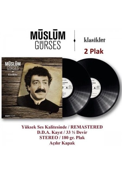 Müslüm Gürses Klasikler Lp