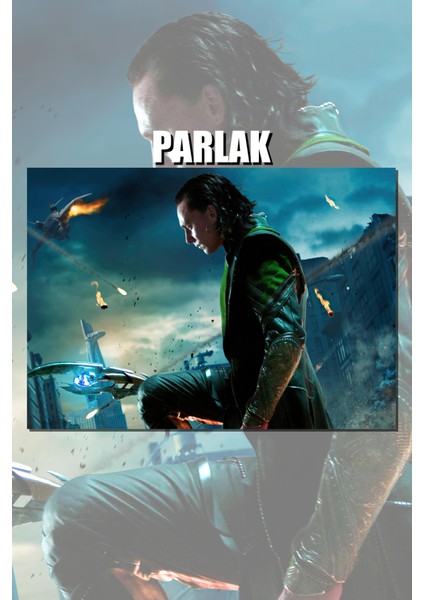 Loki Çerçevesiz Dizi Posteri - Duvar Kağıdı Yüksek Kaliteli Baskı