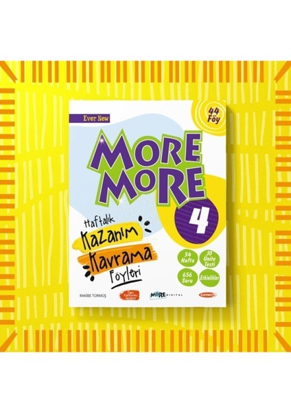 Kurmay Elt More And More 4. Sınıf Haftalık Kazanım Kavrama Föyleri