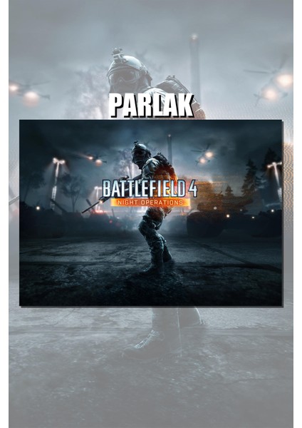 Battlefield Çerçevesiz Oyun Posteri - Duvar Kağıdı Yüksek Kaliteli Baskı