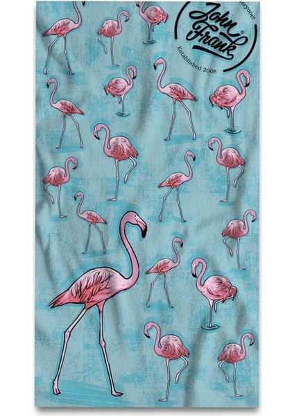 Plaj Havlusu JFSS23TW28-FLAMINGO