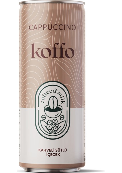Soğuk Kahve Cappuccino 250 ml 12 Adet
